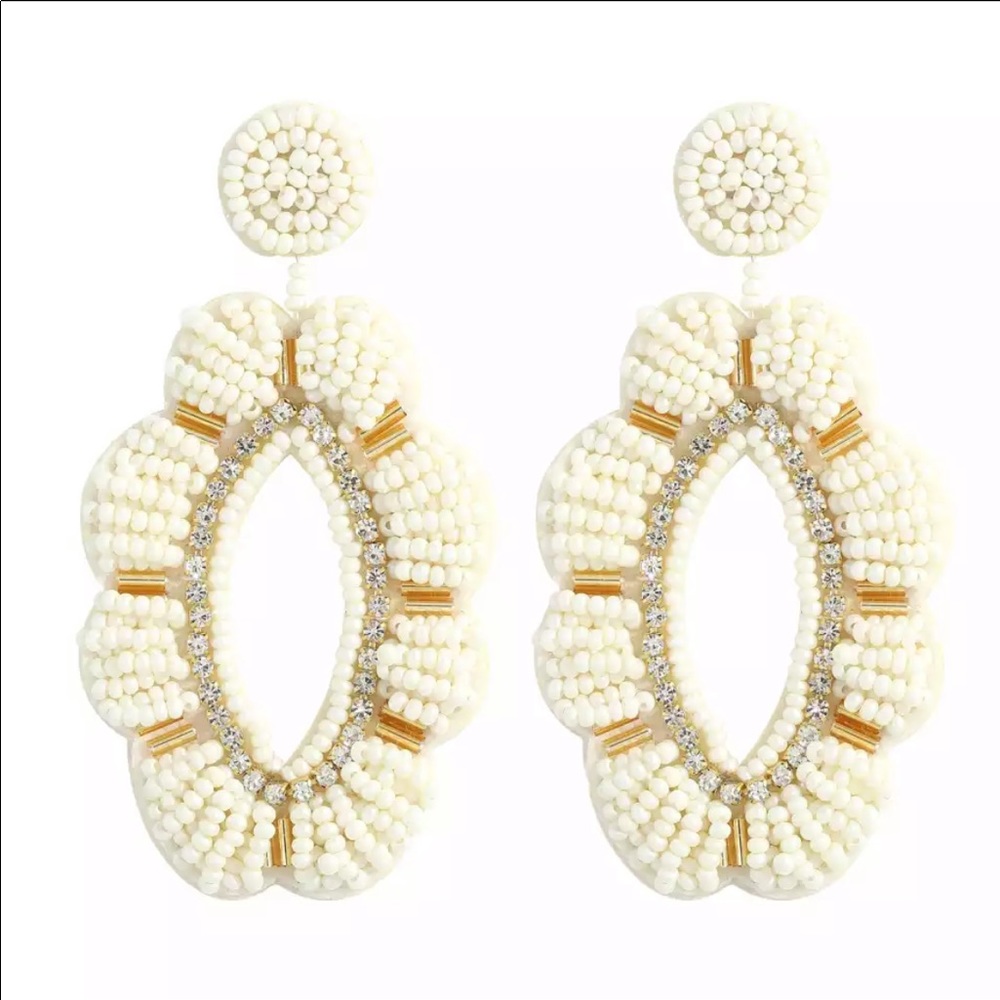 Zara boho flower beads earrings - Picture 2 of 2